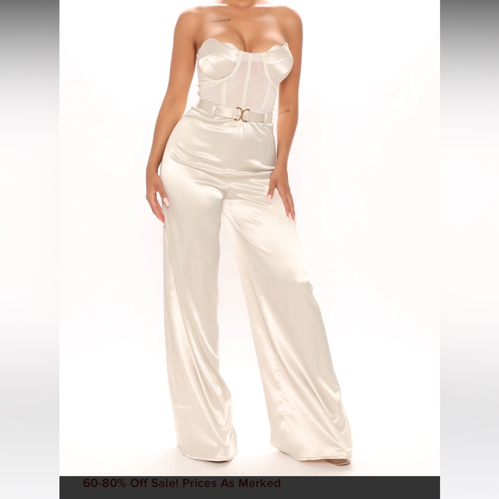 Satin jumpsuit